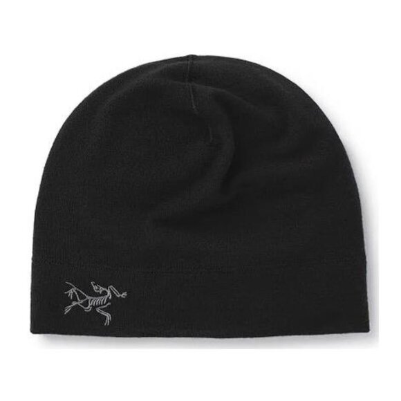 ARC'TERYX Rho Lightweight Wool Toque Size L/XL In Black - Picture 1 of 4